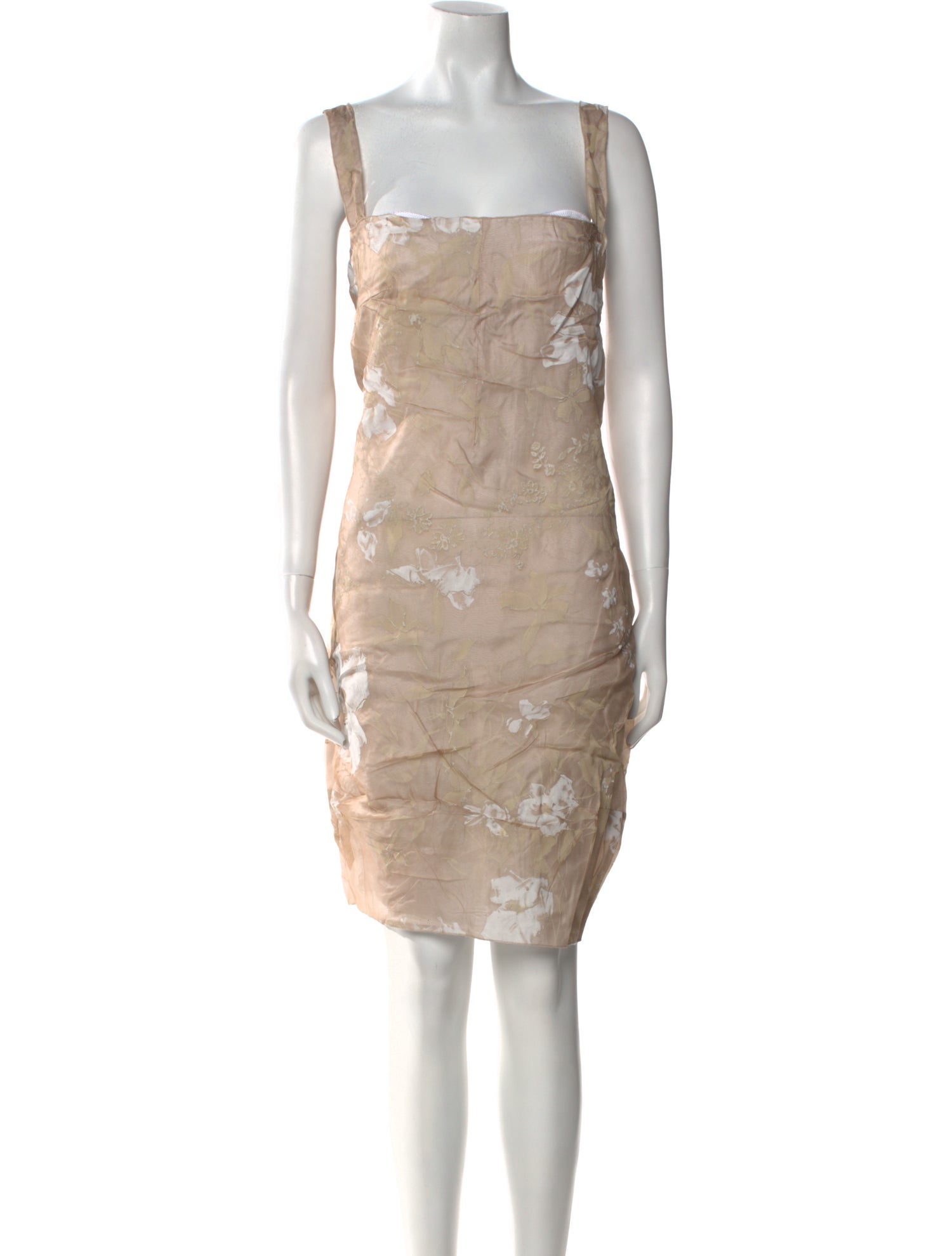 Dolce & Gabbana Silk Knee-Length Dress