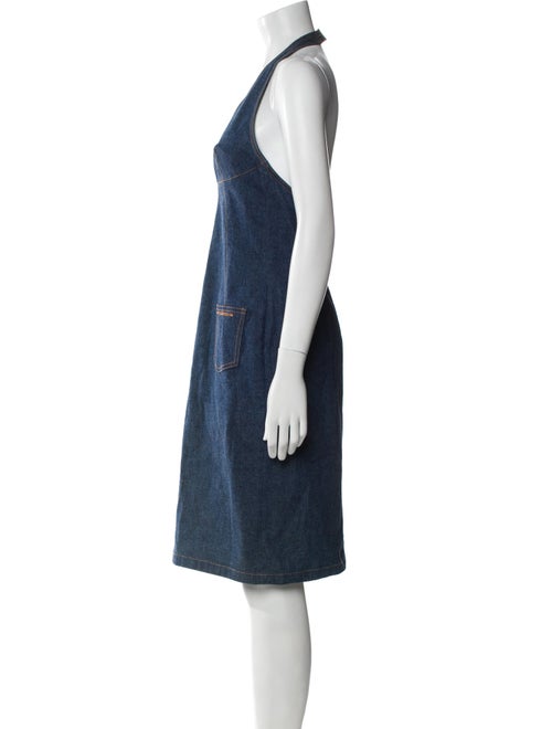 Dolce & Gabbana Halterneck Midi Length Dress