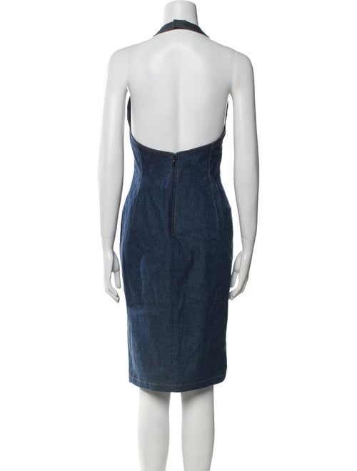 Dolce & Gabbana Halterneck Midi Length Dress