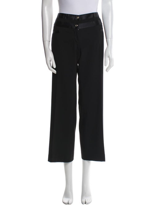 Dolce & Gabbana Virgin Wool Wide Leg Pants