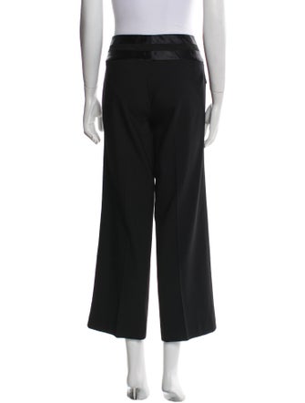 Dolce & Gabbana Virgin Wool Wide Leg Pants