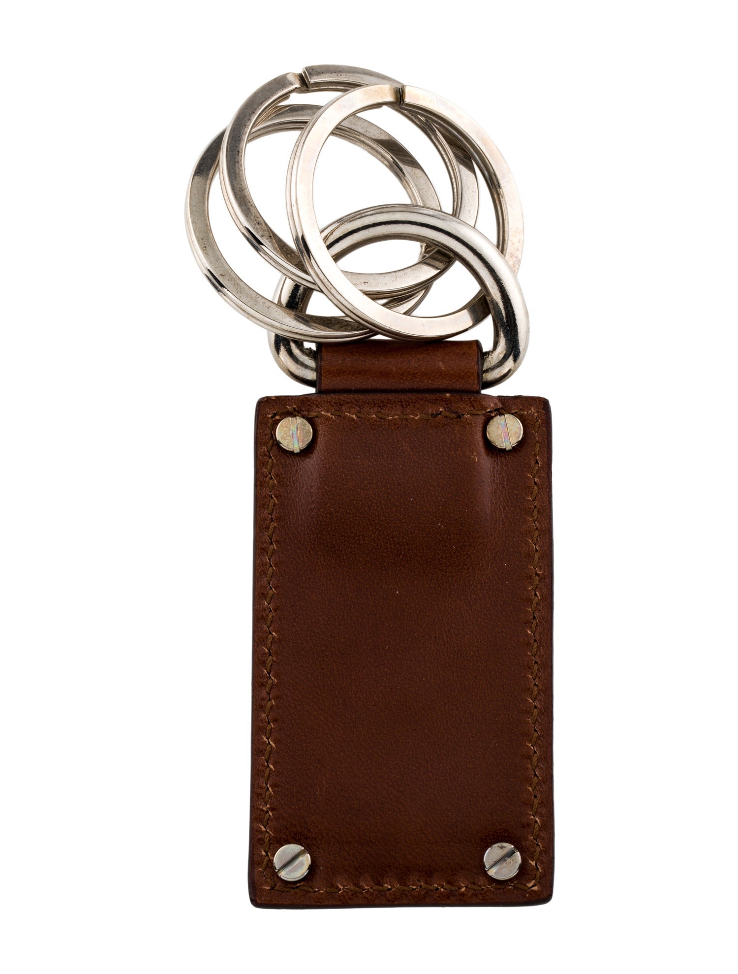 Dolce & Gabbana Logo Leather Keychain