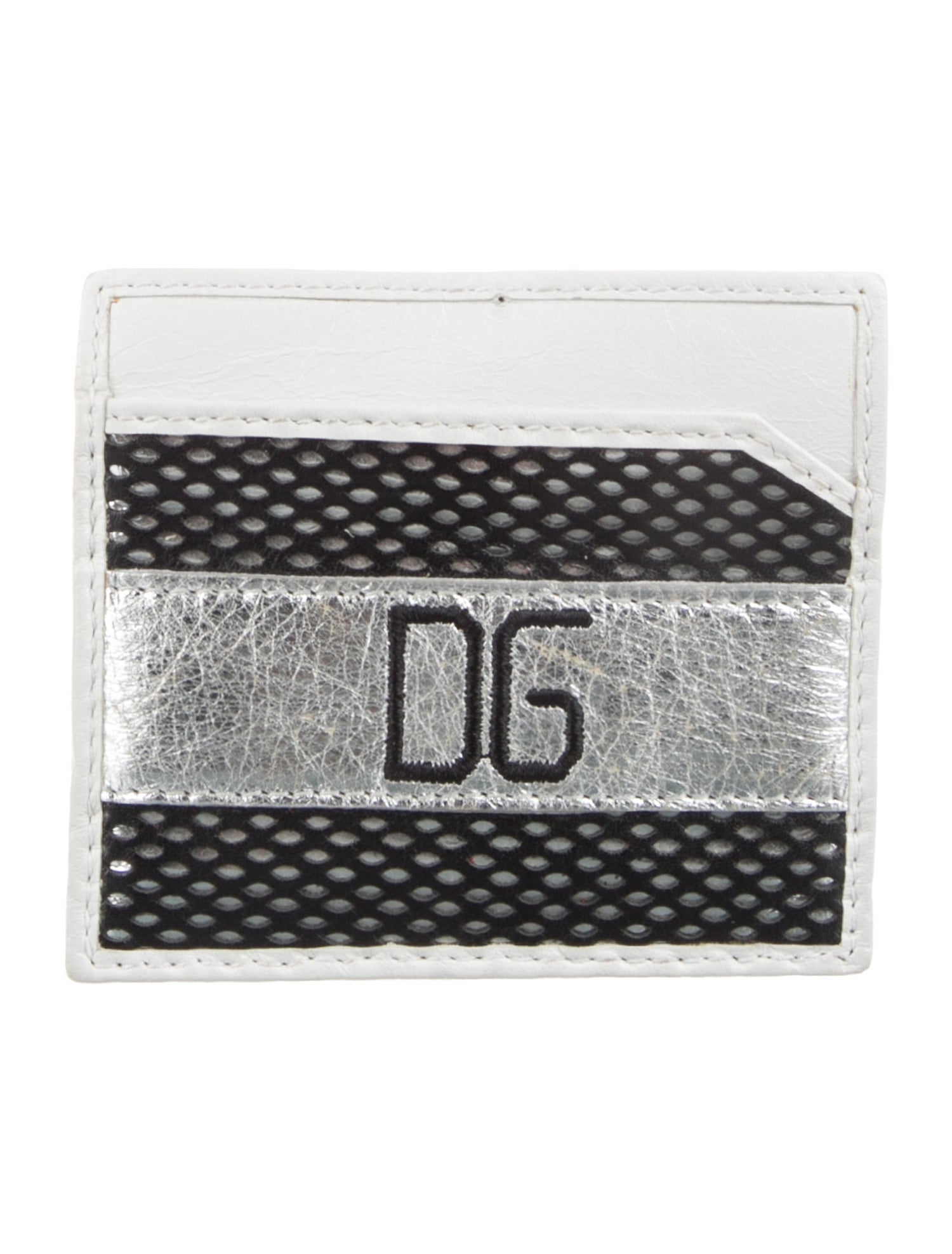 Dolce & Gabbana Leather Printed Compact Wallet