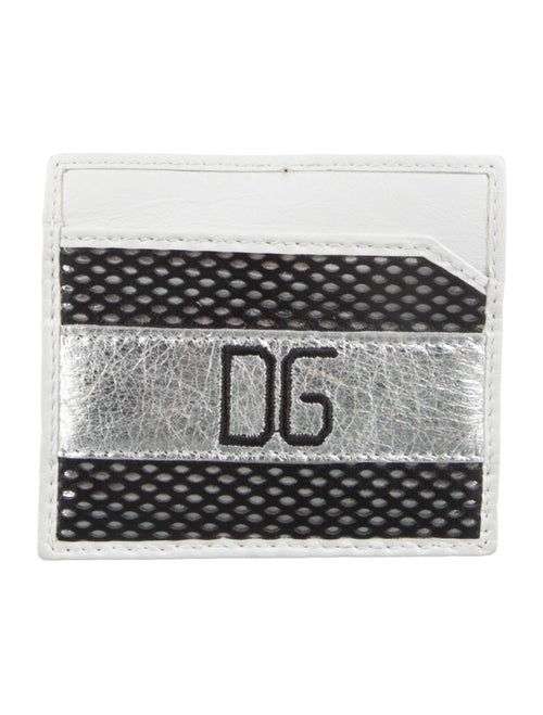 Dolce & Gabbana Leather Printed Compact Wallet