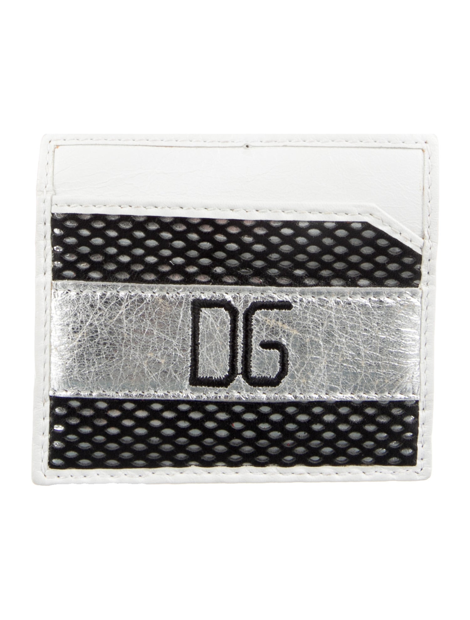 Dolce & Gabbana Water Snake Polka Dot Print Compact Wallet