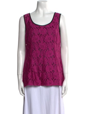 Dolce & Gabbana Lace Printed Top