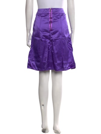 Dolce & Gabbana Silk Knee-Length Skirt