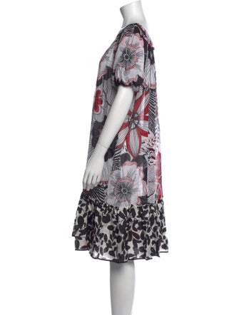 Dolce & Gabbana Printed Knee-Length Dress