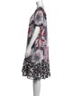 Dolce & Gabbana Printed Knee-Length Dress