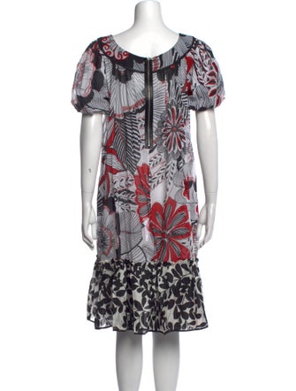 Dolce & Gabbana Printed Knee-Length Dress
