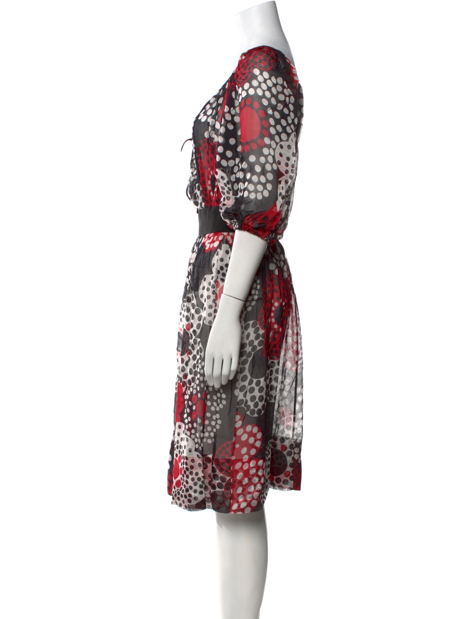 Dolce & Gabbana Silk Knee-Length Dress