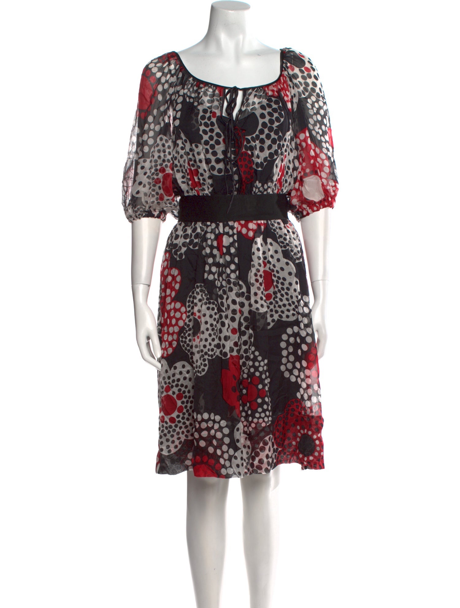 Dolce & Gabbana Silk Knee-Length Dress