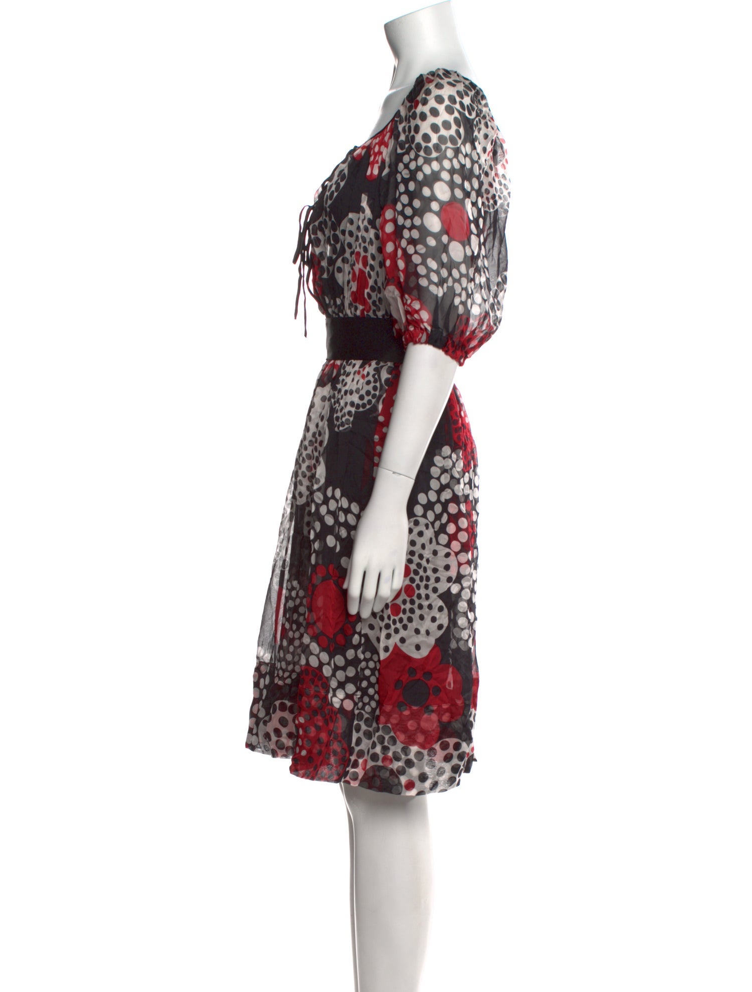 Dolce & Gabbana Silk Knee-Length Dress