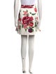 Dolce & Gabbana Floral Print Mini Skirt