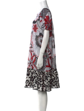 Dolce & Gabbana Printed Knee-Length Dress