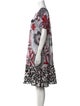 Dolce & Gabbana Printed Knee-Length Dress