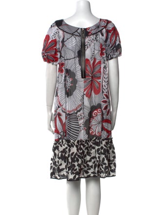 Dolce & Gabbana Printed Knee-Length Dress