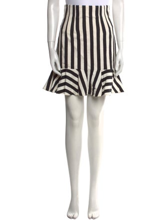 Dolce & Gabbana Striped Knee-Length Skirt