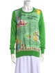 Dolce & Gabbana Silk Graphic Print Sweatshirt