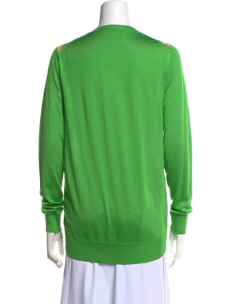 Dolce & Gabbana Silk Graphic Print Sweatshirt