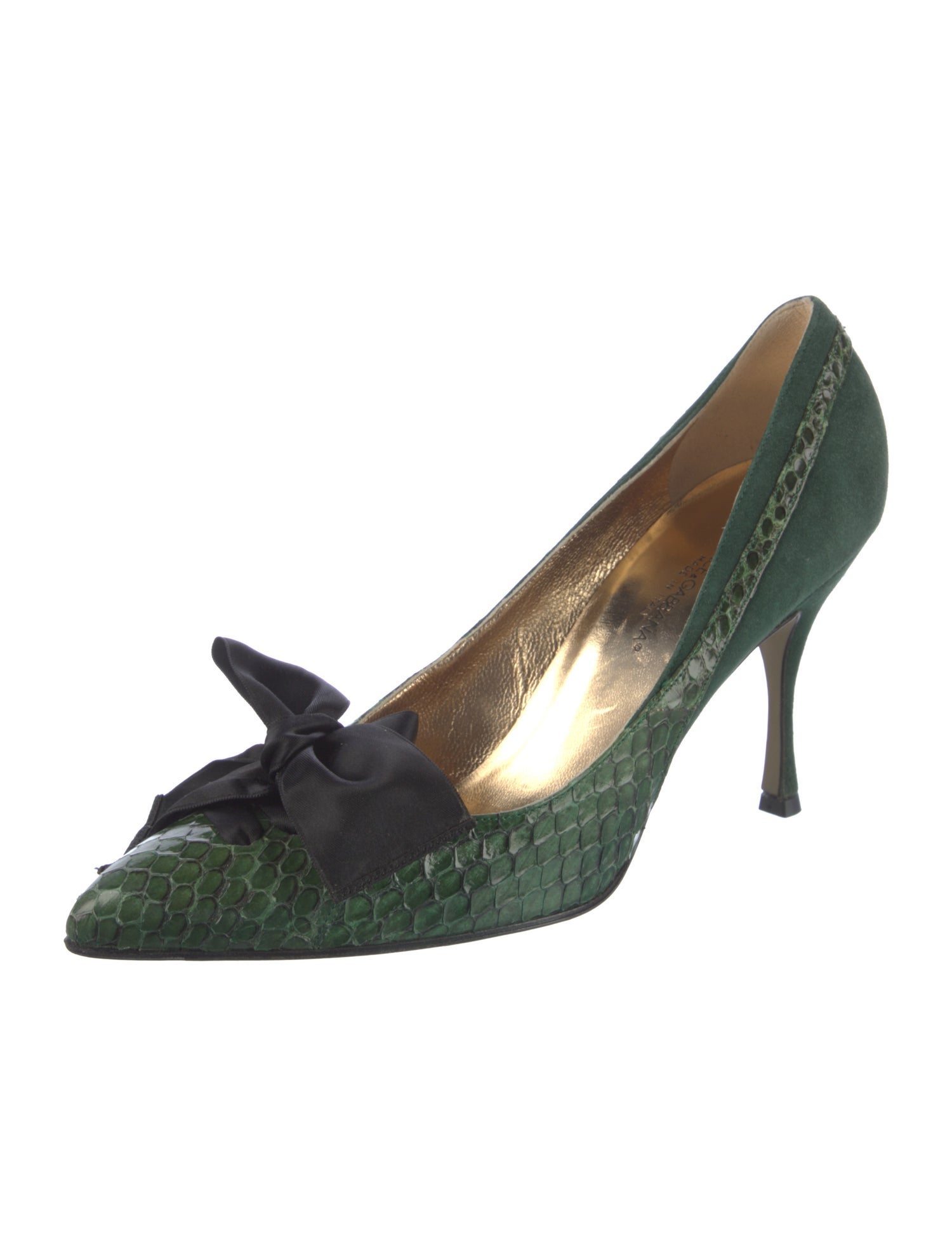 Dolce & Gabbana Snakeskin Animal Print Pumps