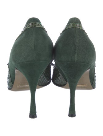 Dolce & Gabbana Snakeskin Animal Print Pumps