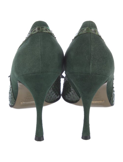 Dolce & Gabbana Snakeskin Animal Print Pumps