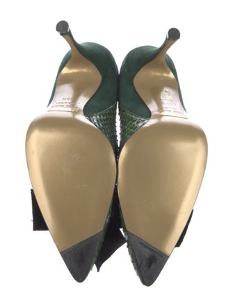 Dolce & Gabbana Snakeskin Animal Print Pumps