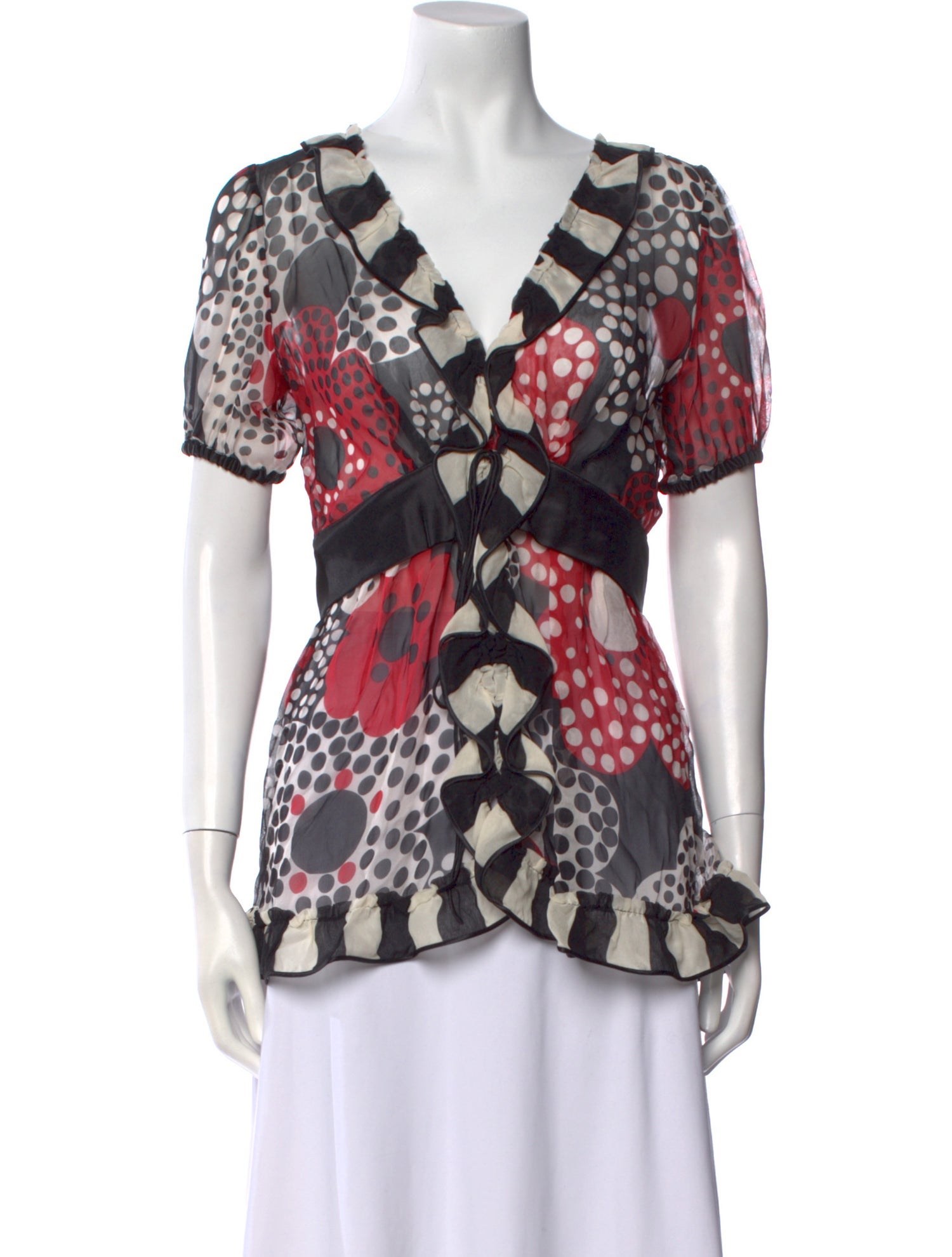 Dolce & Gabbana Silk Printed Blouse