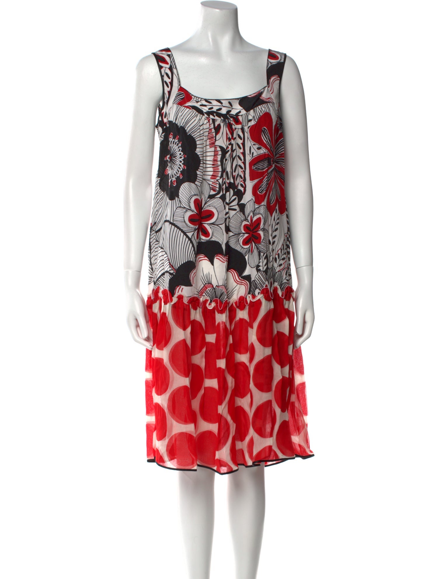 Dolce & Gabbana Silk Knee-Length Dress