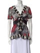 Dolce & Gabbana Silk Printed Blouse