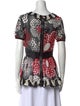 Dolce & Gabbana Silk Printed Blouse