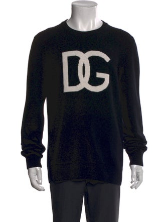 Dolce & Gabbana Virgin Wool Graphic Print Pullover