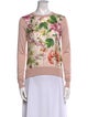 Dolce & Gabbana Silk Floral Print Sweatshirt