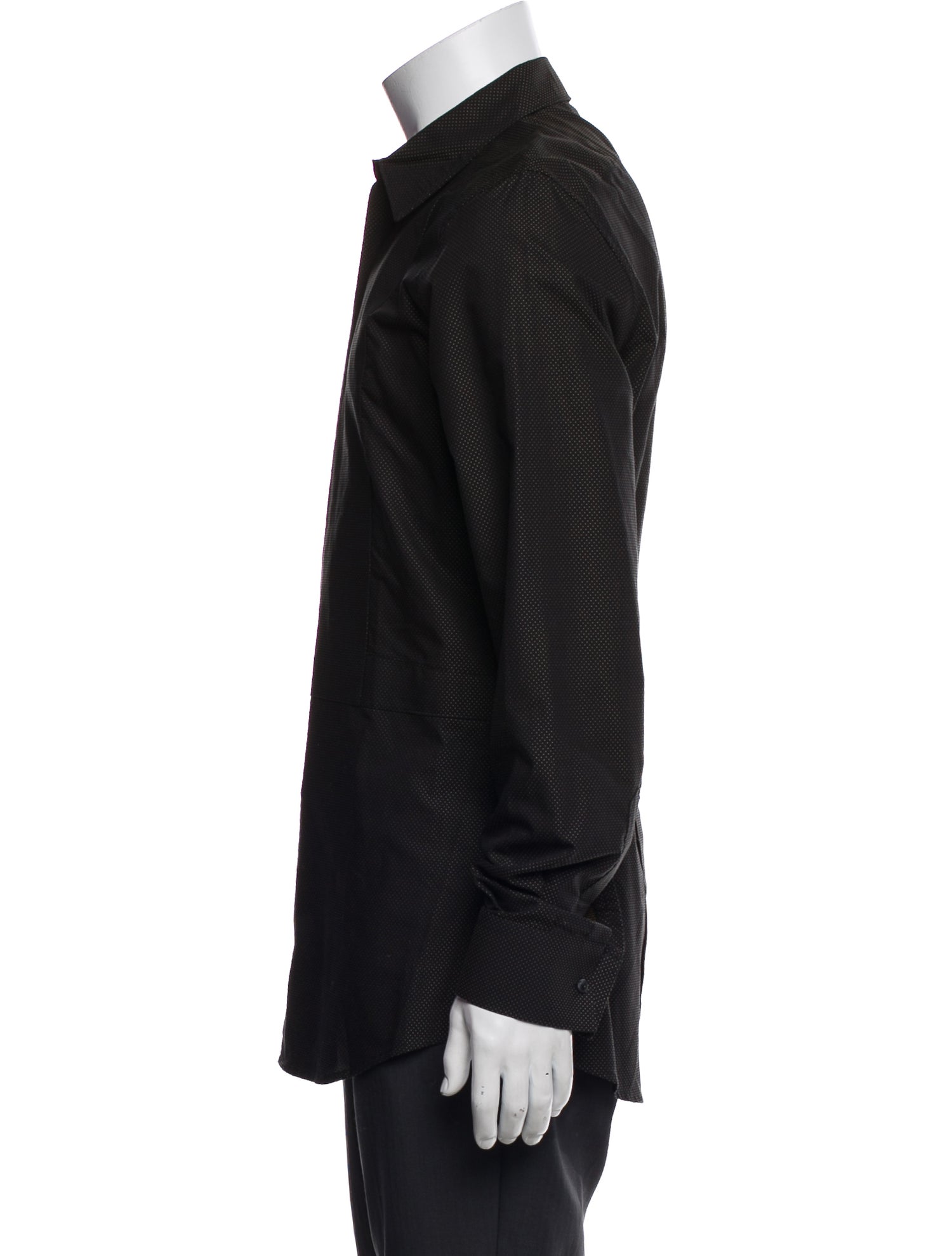 Dolce & Gabbana Plaid Print Long Sleeve Tuxedo Shirt