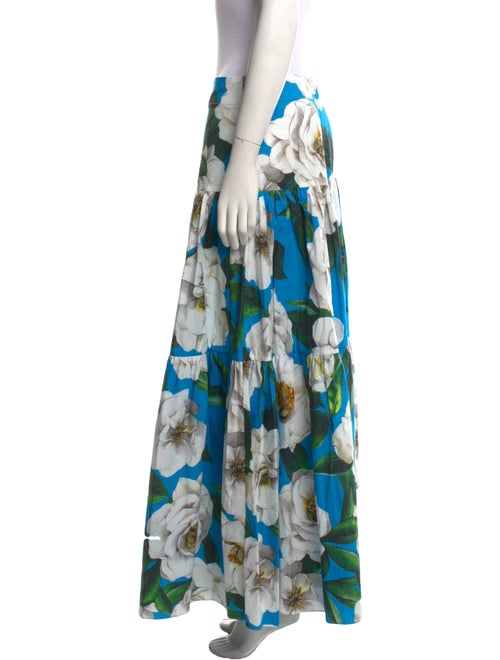 Dolce & Gabbana Floral Print Long Skirt