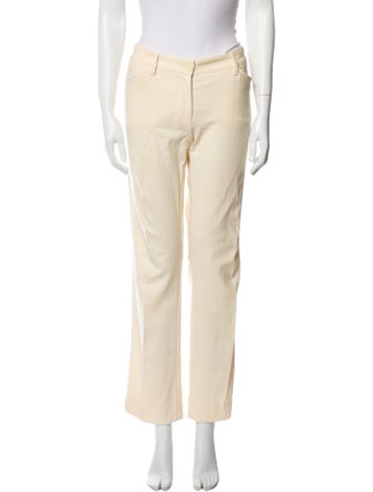 Dolce & Gabbana Virgin Wool Straight Leg Pants