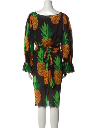 Dolce & Gabbana Printed Midi Length Dress