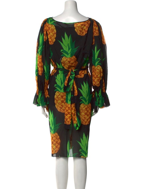 Dolce & Gabbana Printed Midi Length Dress