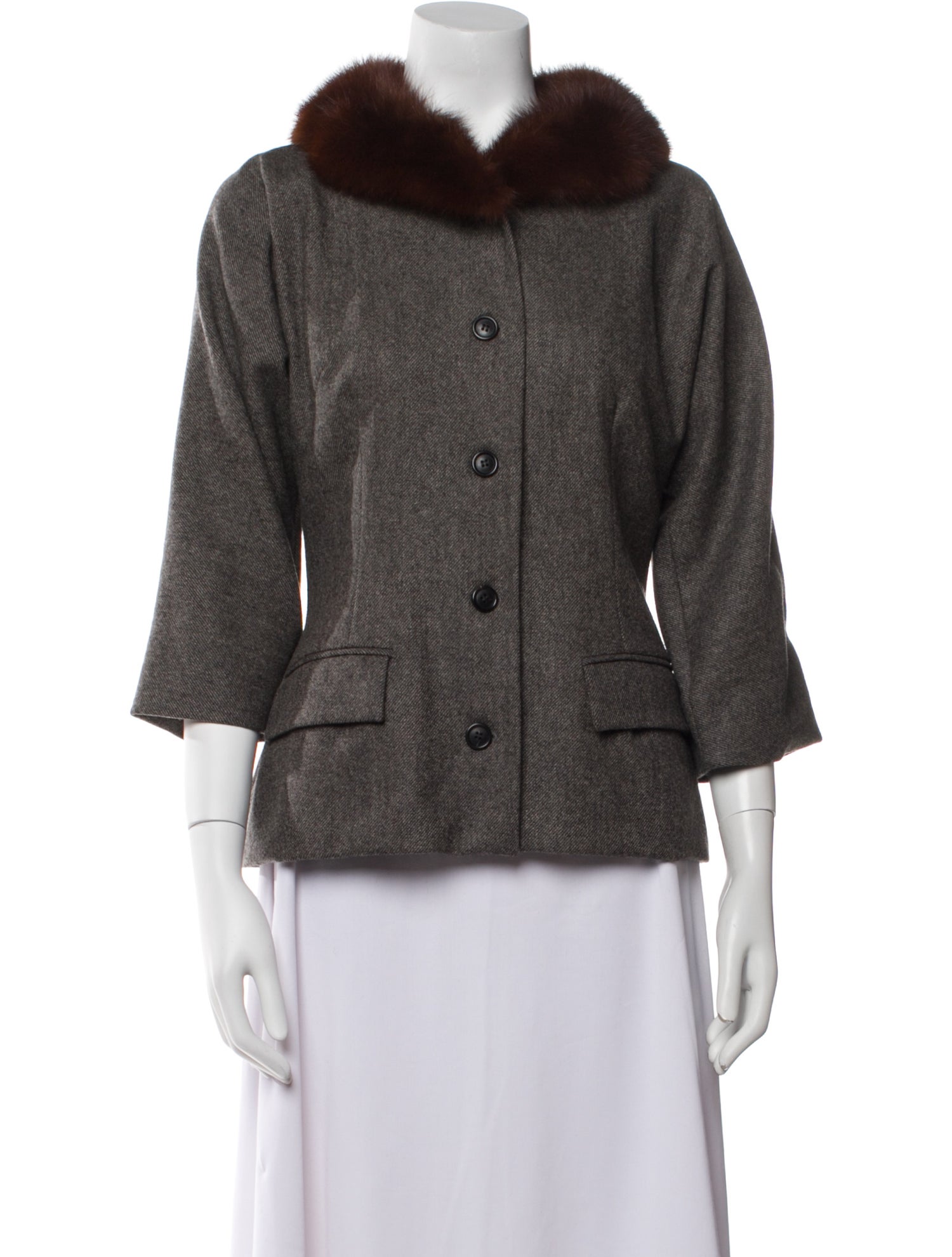 Dolce & Gabbana Vintage 2000's Faux Fur Jacket