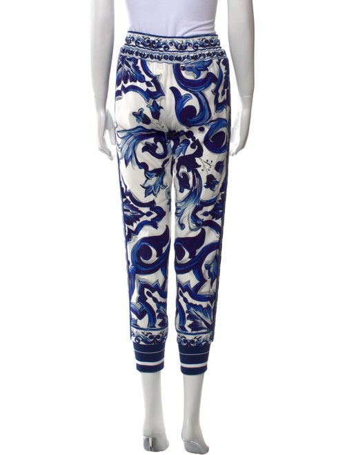 Dolce & Gabbana Printed Skinny Leg Pants