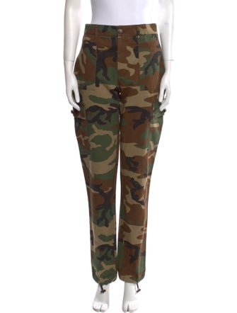 Dolce & Gabbana Camouflage Print Straight Leg Pants