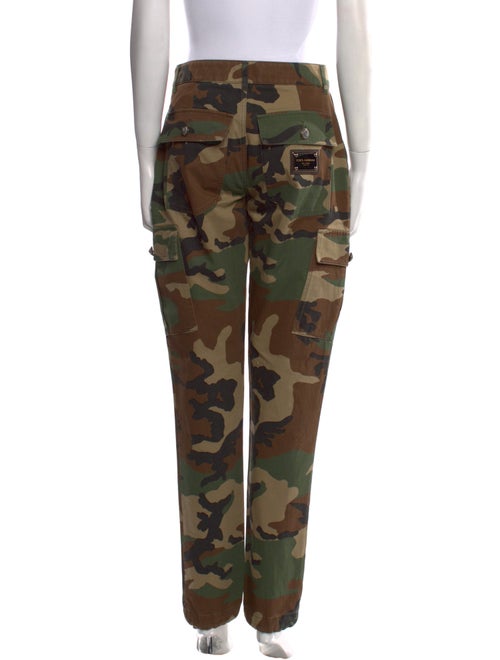 Dolce & Gabbana Camouflage Print Straight Leg Pants