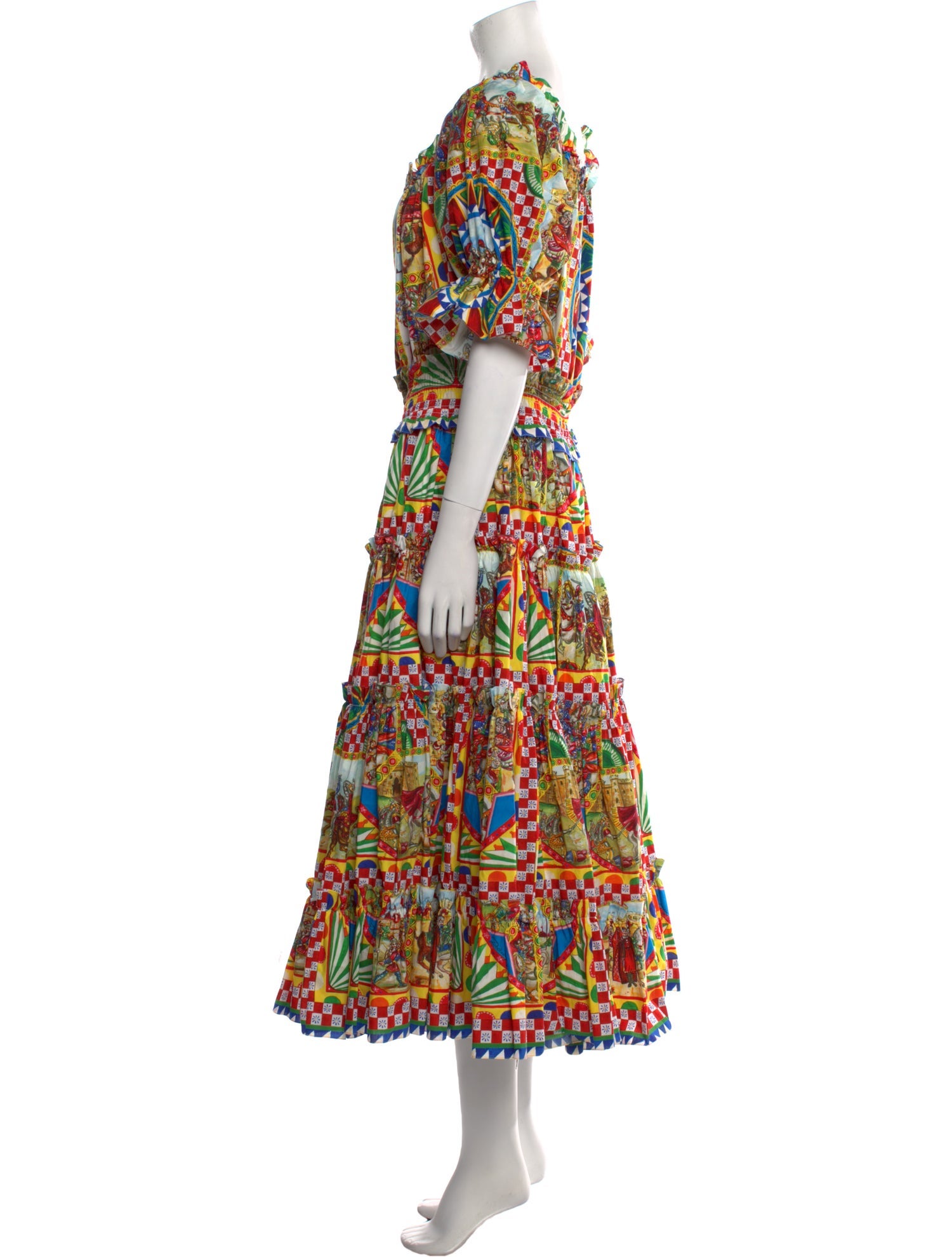 Dolce & Gabbana Printed Long Dress