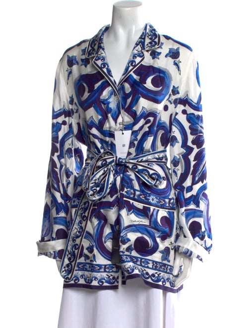 Dolce & Gabbana Silk Printed Tunic
