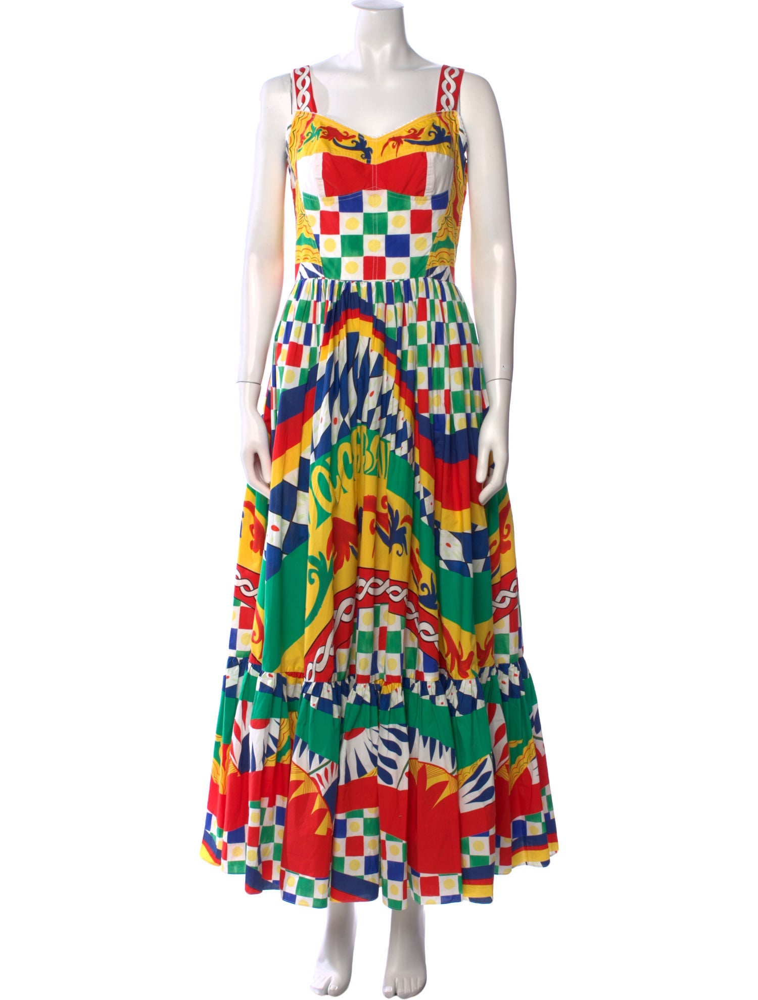 Dolce & Gabbana Printed Long Dress
