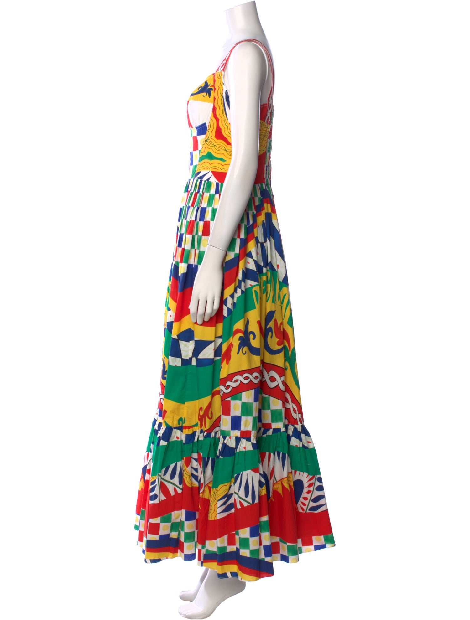 Dolce & Gabbana Printed Long Dress