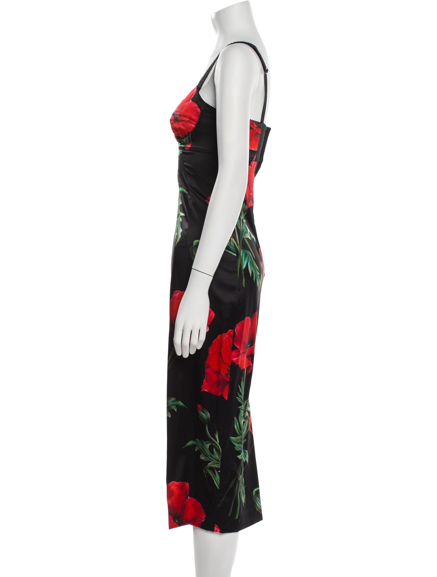 Dolce & Gabbana Silk Midi Length Dress