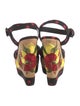 Dolce & Gabbana Printed Embroidered Accent Espadrilles