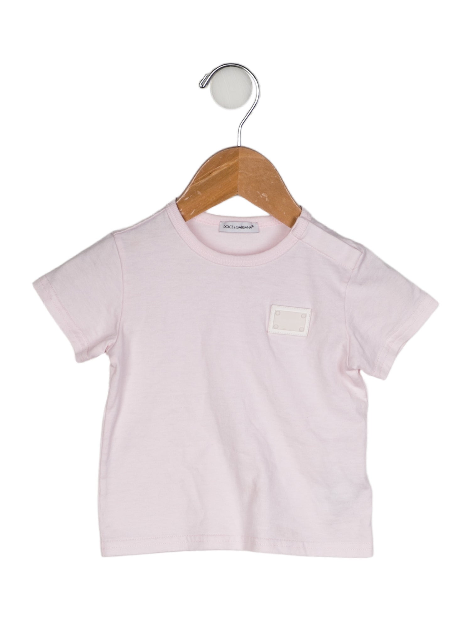 Dolce & Gabbana Infant Girls' Solid Short Sleeve Top